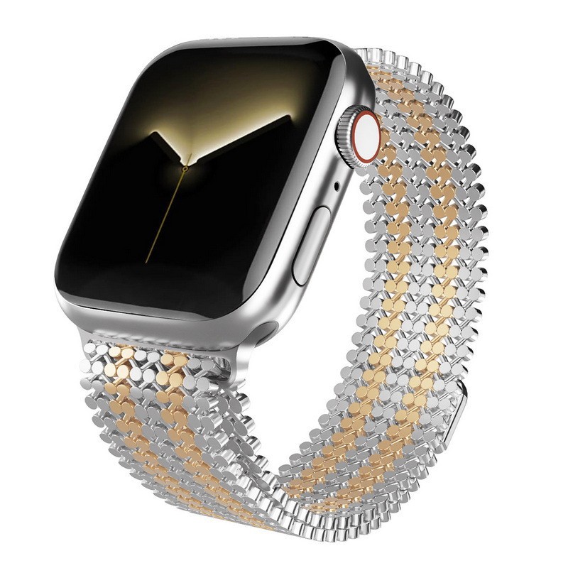 Zoe Magnetic Band for Apple Watch - Silver Vintage Rose Gold